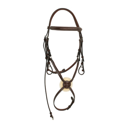 Huntley Equestrian Sedgwick Leather Padded Monocrown Figure 8 Bridle