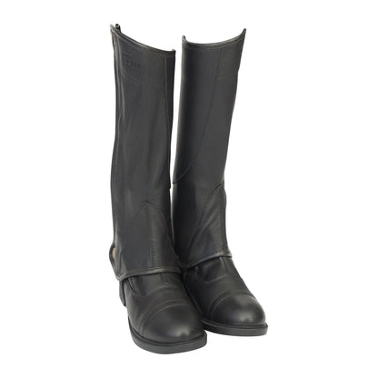 Grand Prix Kids Elite Leather Half Chaps