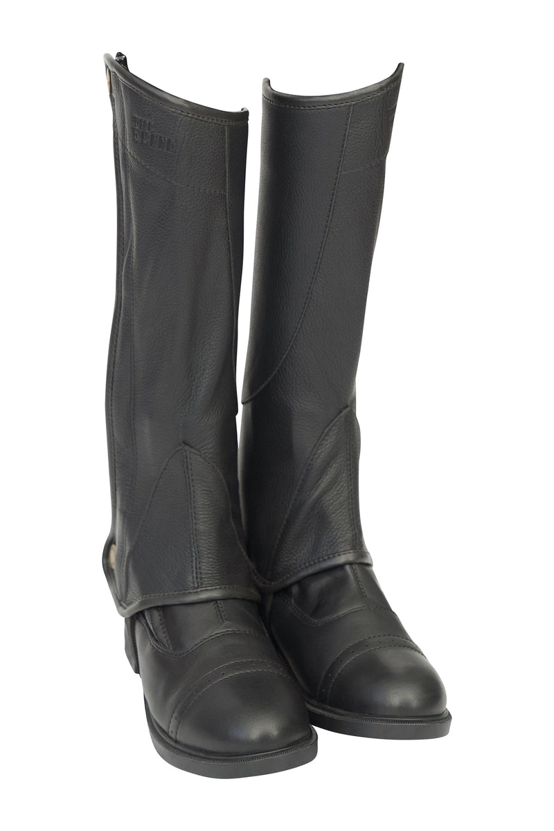 Grand Prix Kids Elite Leather Half Chaps