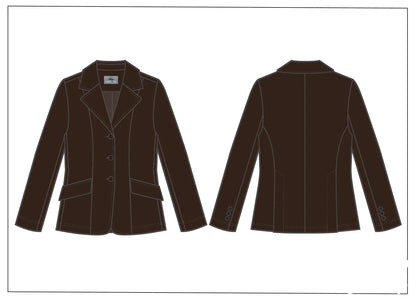 Grand Prix Ladies EQJ 3 Button NY Tech Show Coat