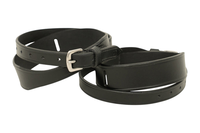 Huntley Equestrian Kids Leather Buckle Jodhpur Garter Straps