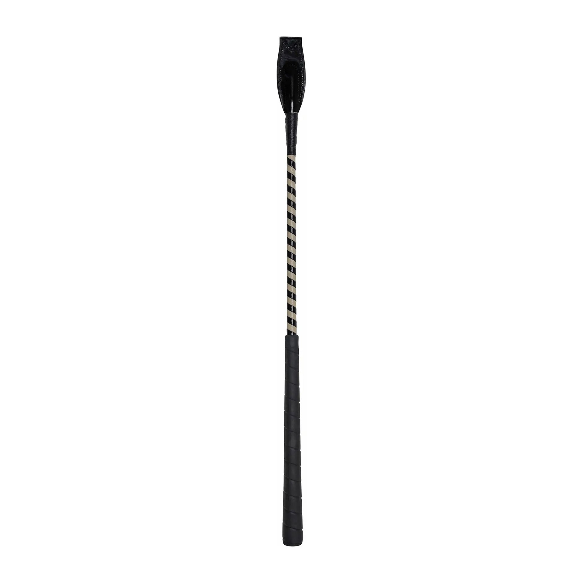 Huntley Equestrian Jumper Whip Two Tone Patent Cover