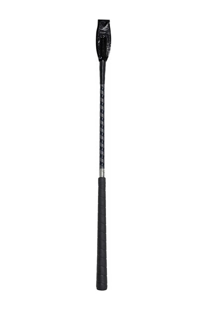 Huntley Equestrian Jumper Whip Two Tone Patent Cover