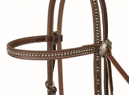 Weaver Western Leather Browband Headstall Stockman