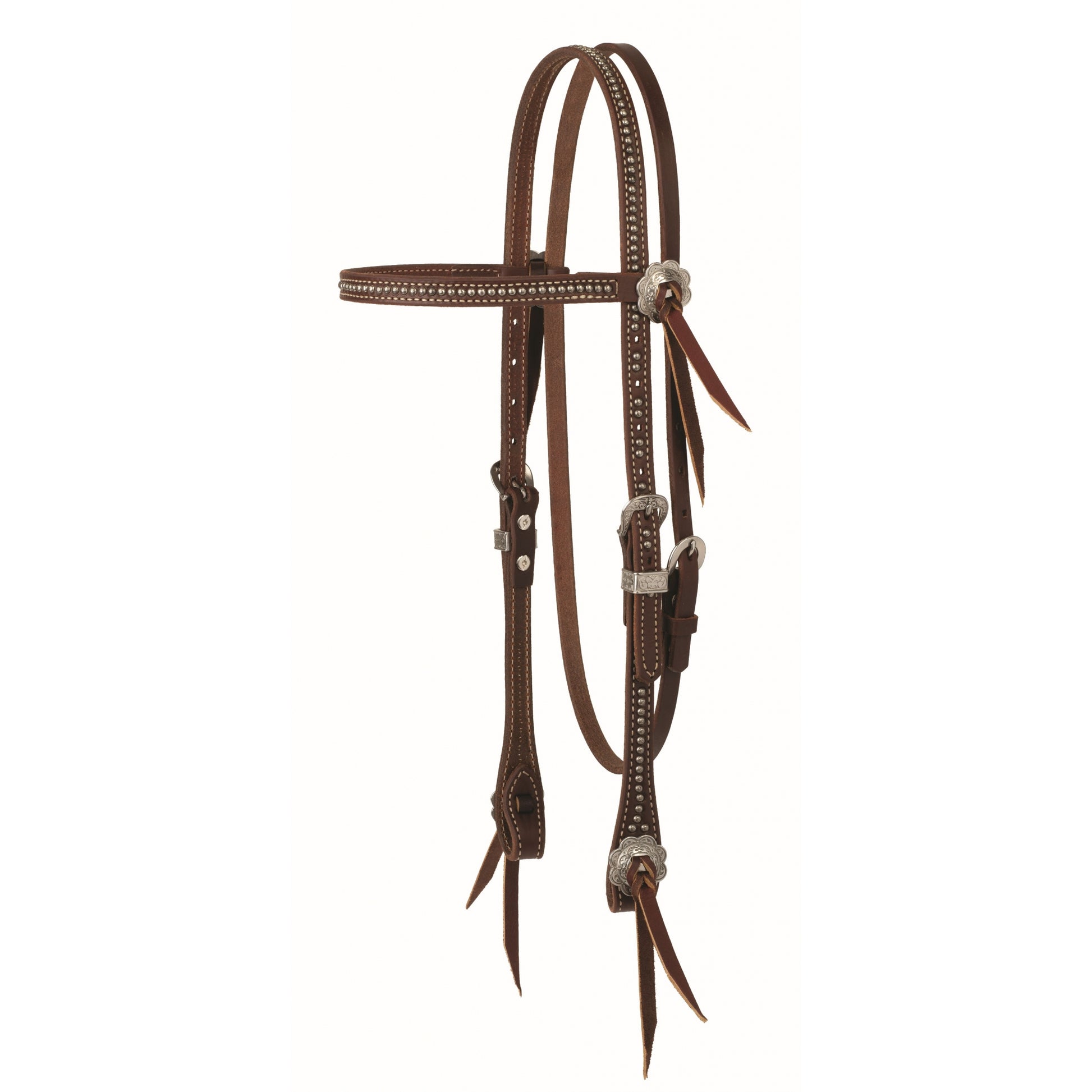 Weaver Western Leather Browband Headstall Stockman