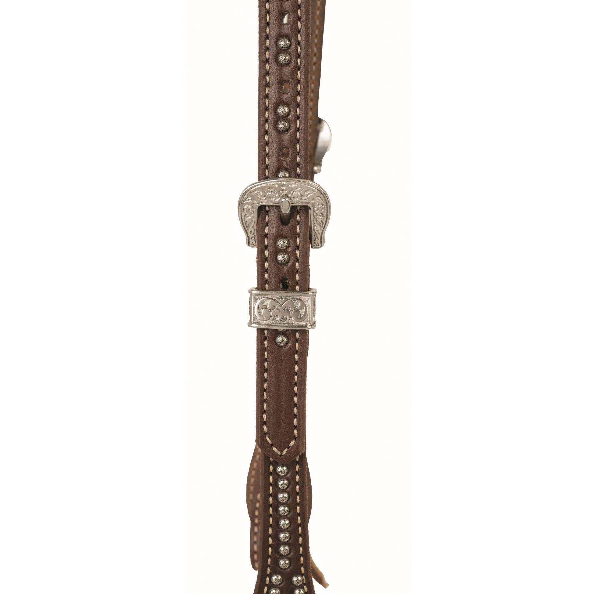 Weaver Western Leather Sliding Ear Headstall Stockman