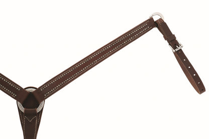 Weaver Tapered Leather Breast Collar Stockman