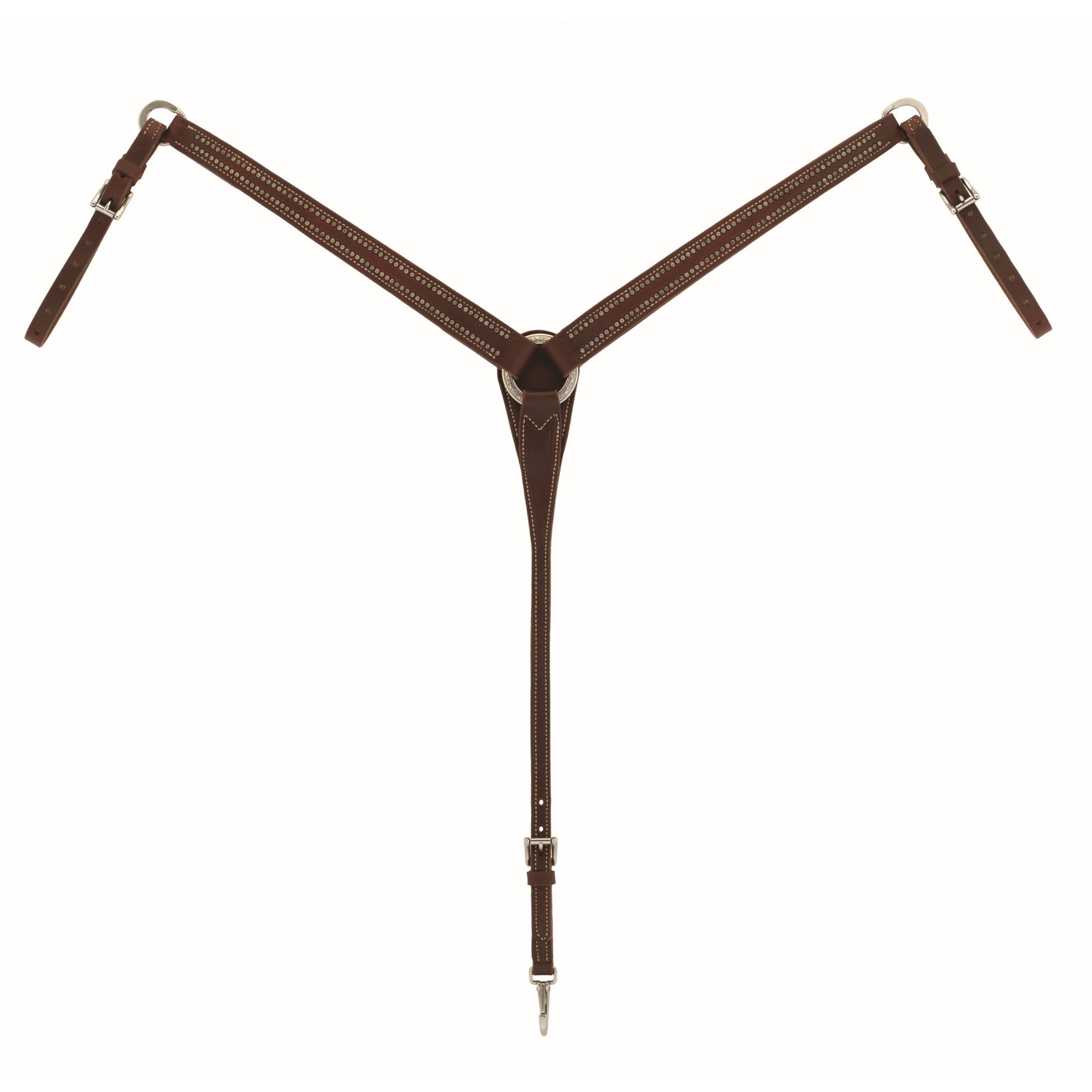 Weaver Tapered Leather Breast Collar Stockman