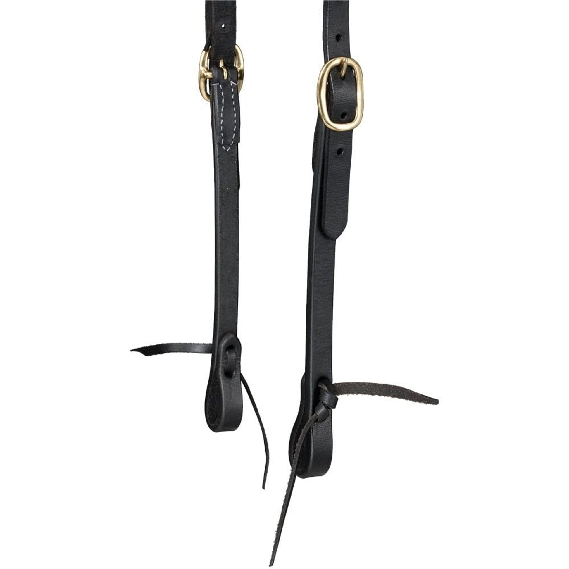 Royal King Harness Leather Browband Headstall with Tie Ends
