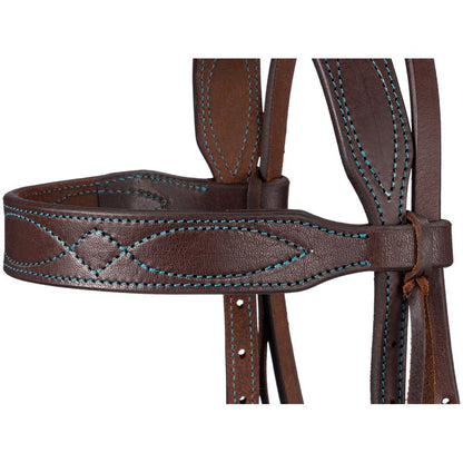Tough1 Colored Thread Single Browband Headstall