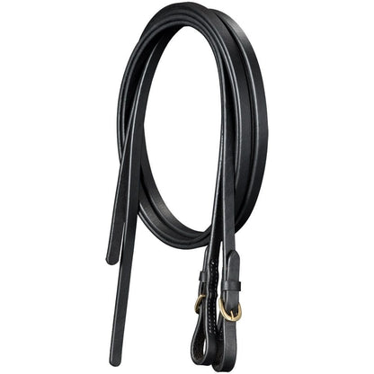 Royal King Harness Leather Split Reins with Buckle Ends