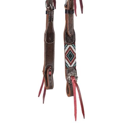 Tough1 Juniper Beaded Browband Headstall