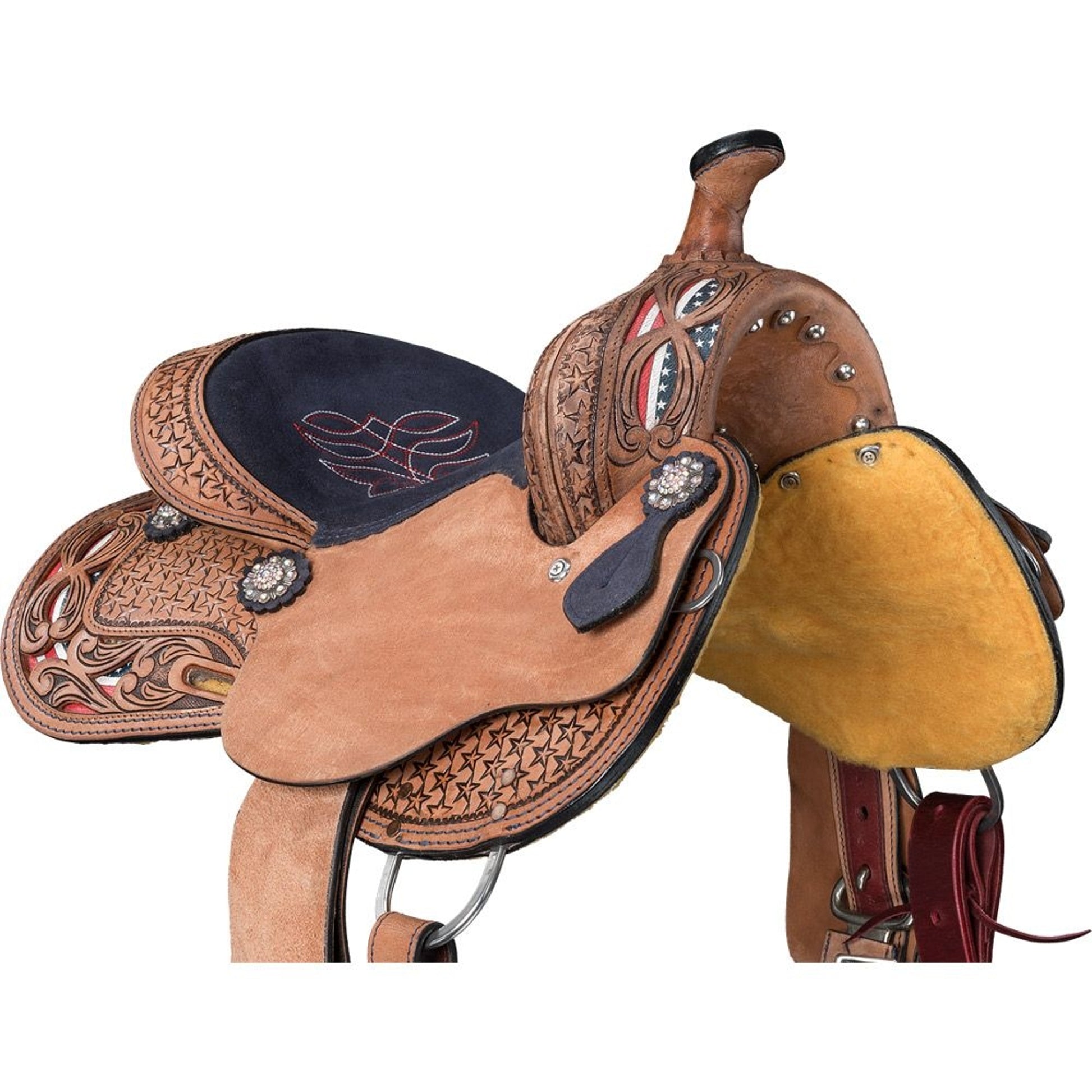 Tough1 Youth Americana Barrel Saddle