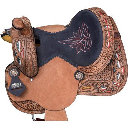 Tough1 Youth Americana Barrel Saddle