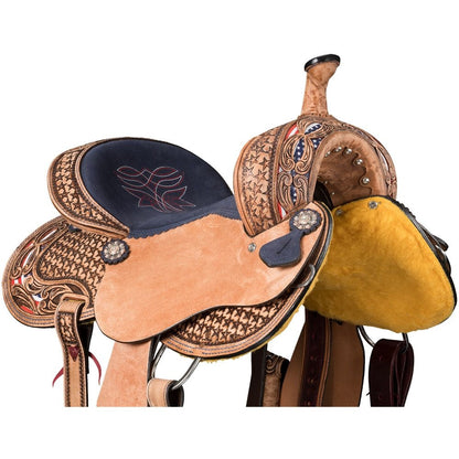 Tough1 Youth Americana Barrel Saddle
