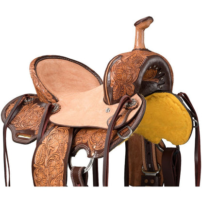 Silver Royal Youth Billings Barrel Saddle
