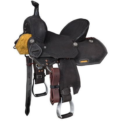 Silver Royal Youth Brownsville Barrel Saddle