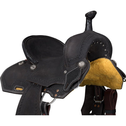 Silver Royal Youth Brownsville Barrel Saddle