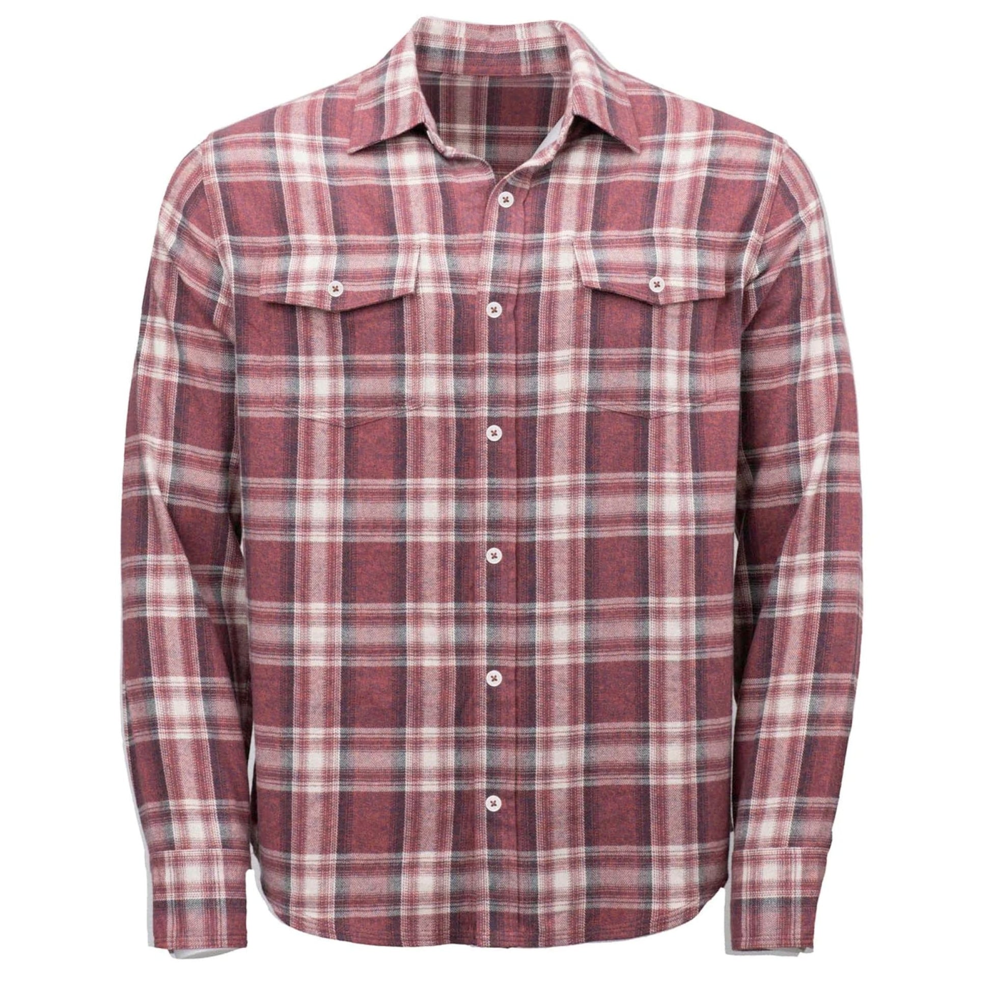 Outback Trading Mens Cotton Plaid Outback Shirt