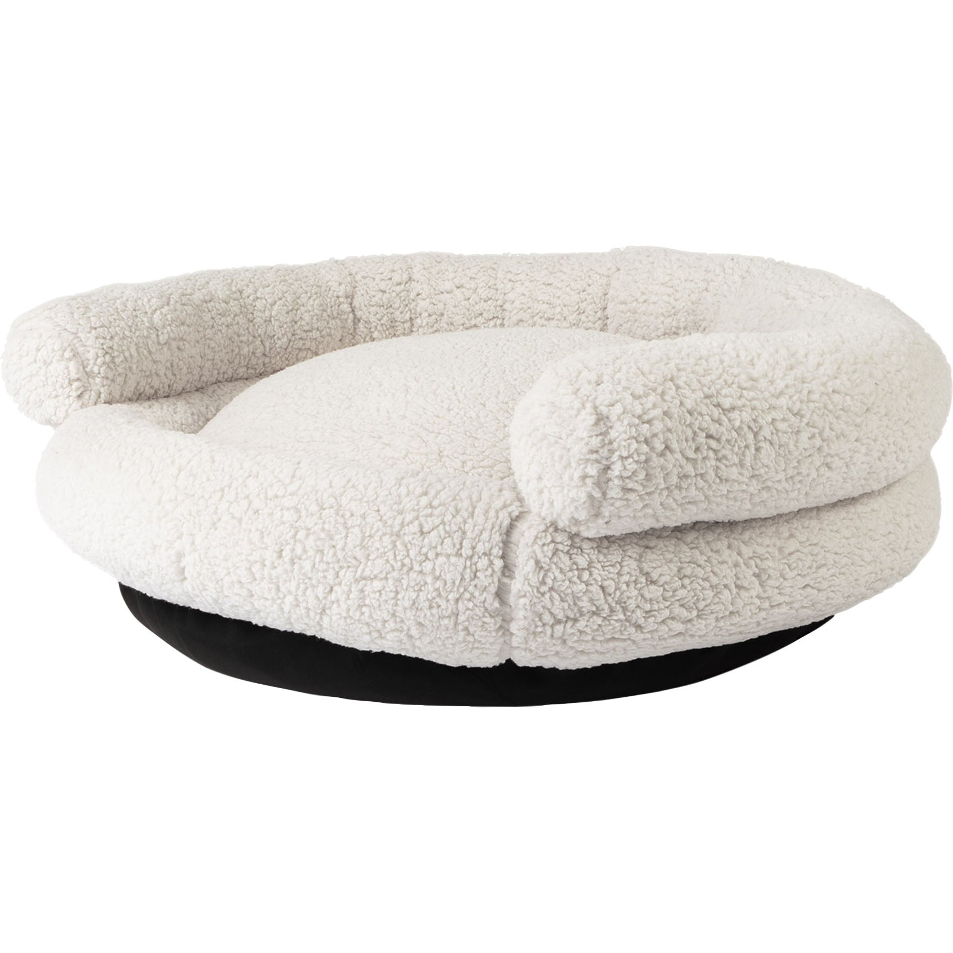 Petmate Double Bolster Sherpa Couch Bed