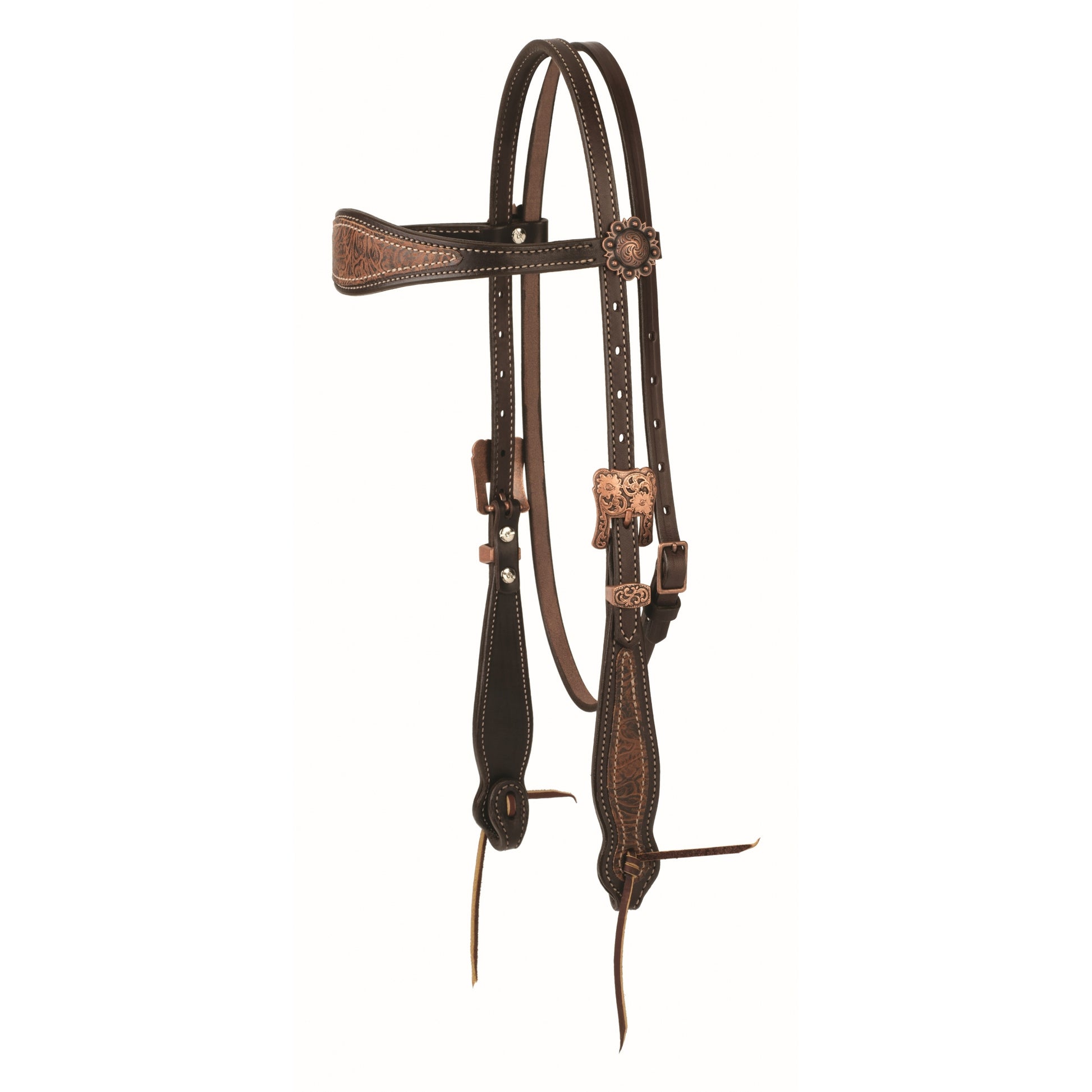 Weaver Western Floral Headstall