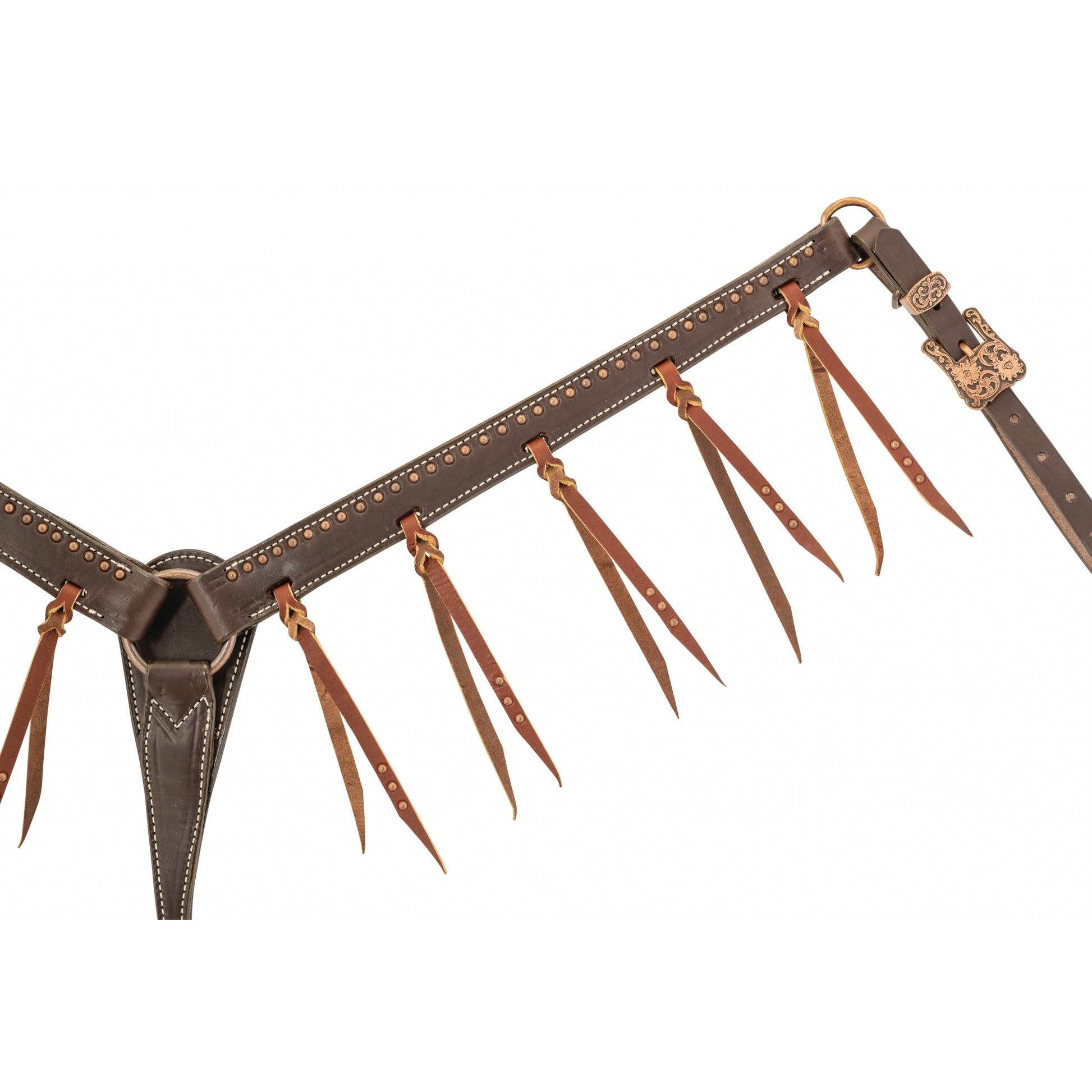 Weaver Tasseled Western Outlaw Leather Breast Collar