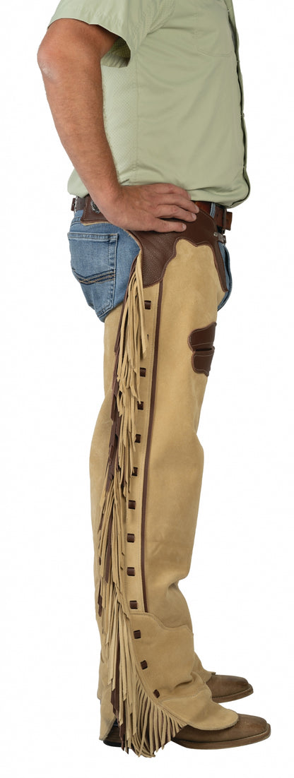 Weaver Premium Western Leather Chaps