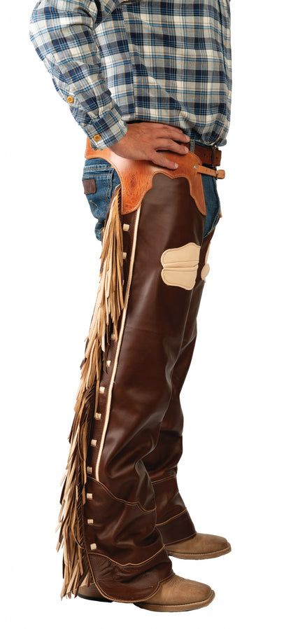 Weaver Premium Western Leather Chaps