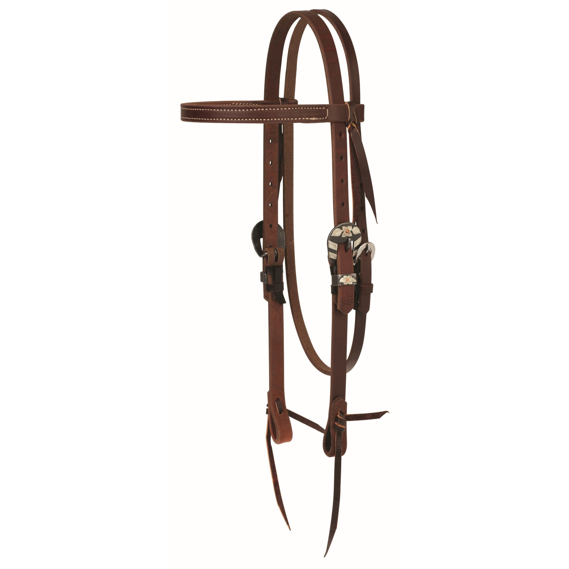 Weaver STS Ranch Signature Tack Harness Leather Browband Headstall