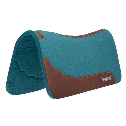 Weaver Synergy Contoured Steam Pressed 100% Merino Wool Felt Performance Saddle Pad