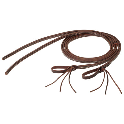Weaver STS Ranch Signature Tack Leather Split Reins with Pineapple Knot