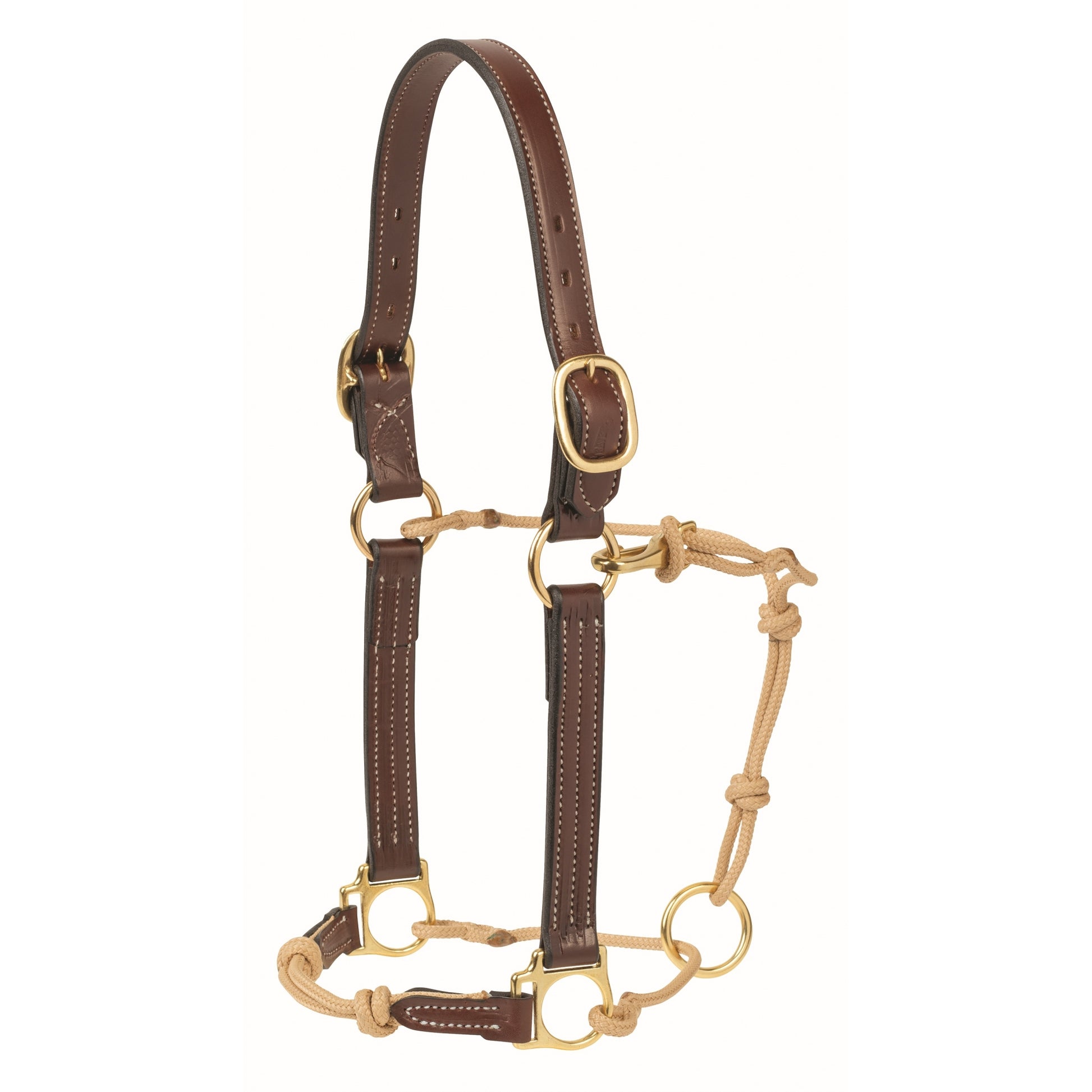 Weaver Kalley Krickeberg Leather & Rope Combination Horseman's Halter