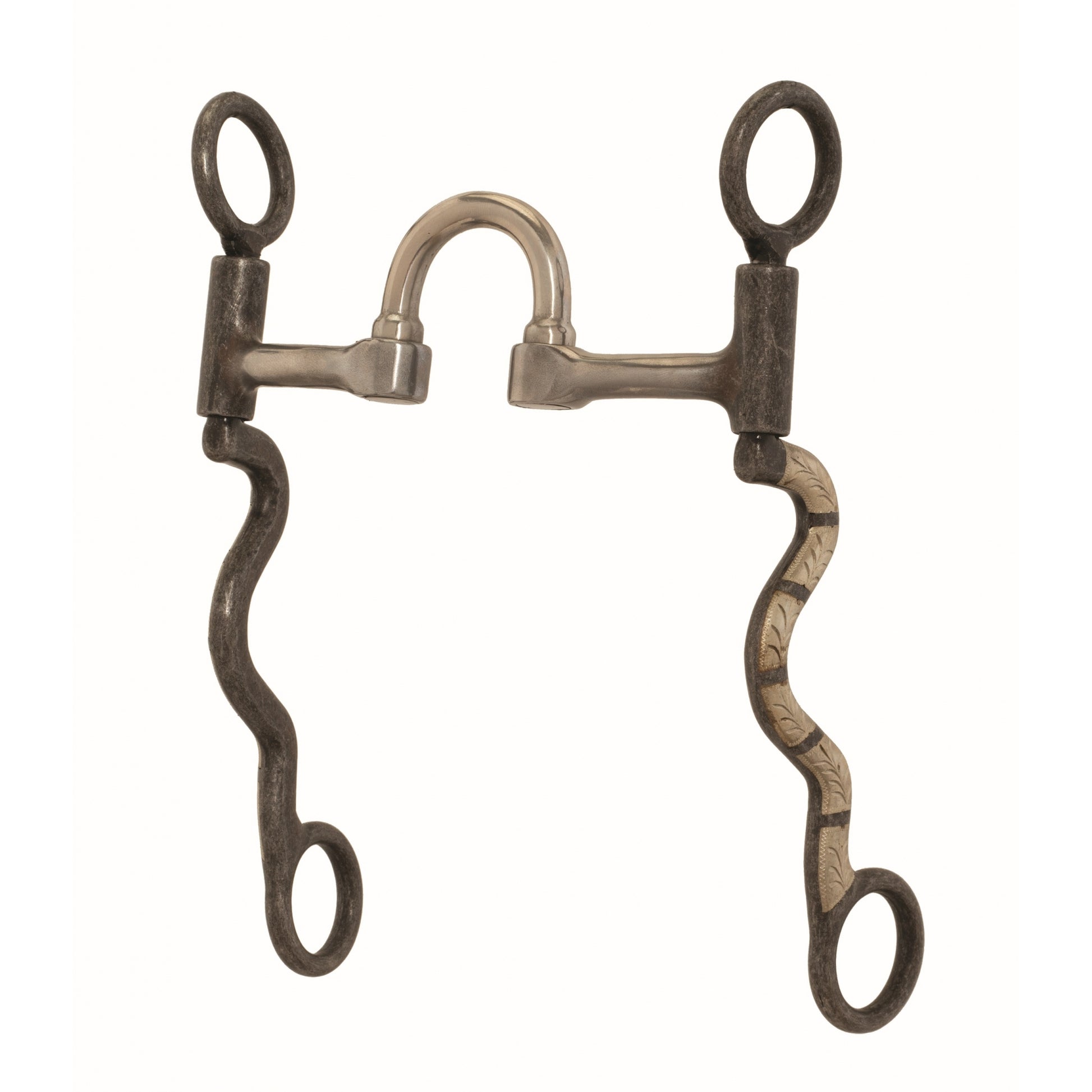 Weaver S Shank Horse Bit with Long 8-1/4" Cheeks