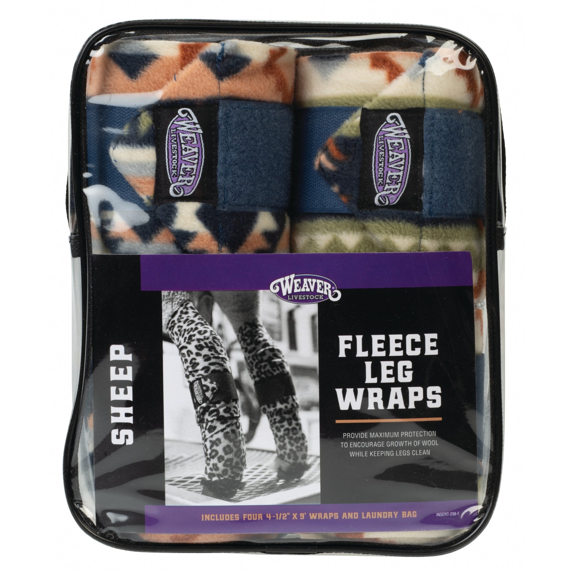 Weaver Sheep Fleece Leg Wraps 2.0 - 4 Pack