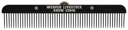 Weaver Teflon Show Comb with Wooden Handle