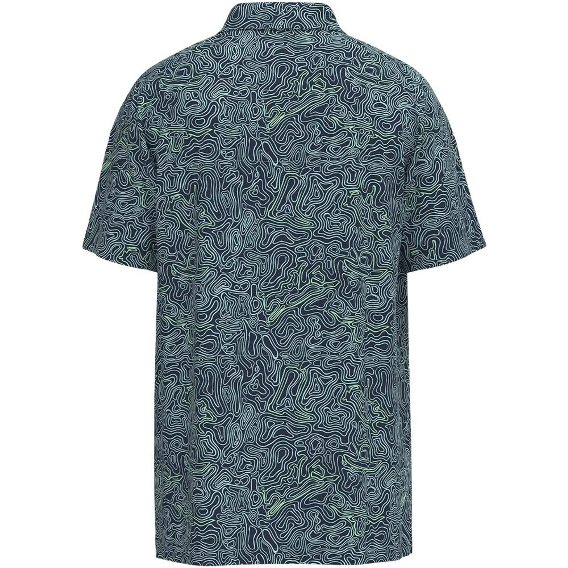 Hooey Mens "The Drive" Inkwell Polo with Cloud Blue