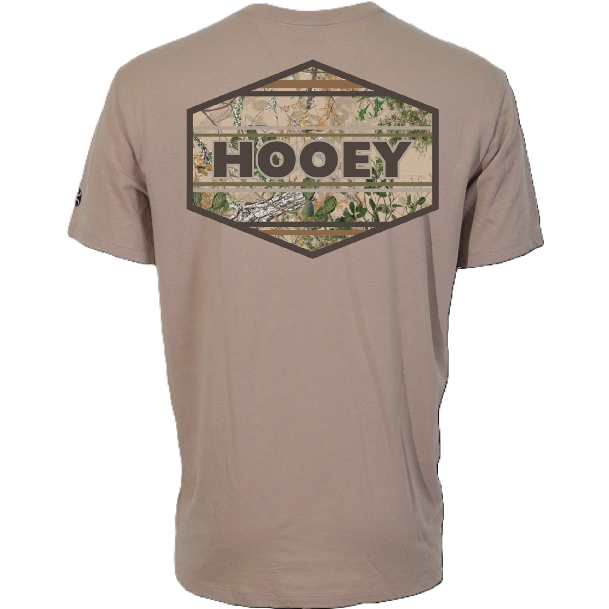 Hooey Mens Flint T-Shirt with Camo Hooey Logo on Back