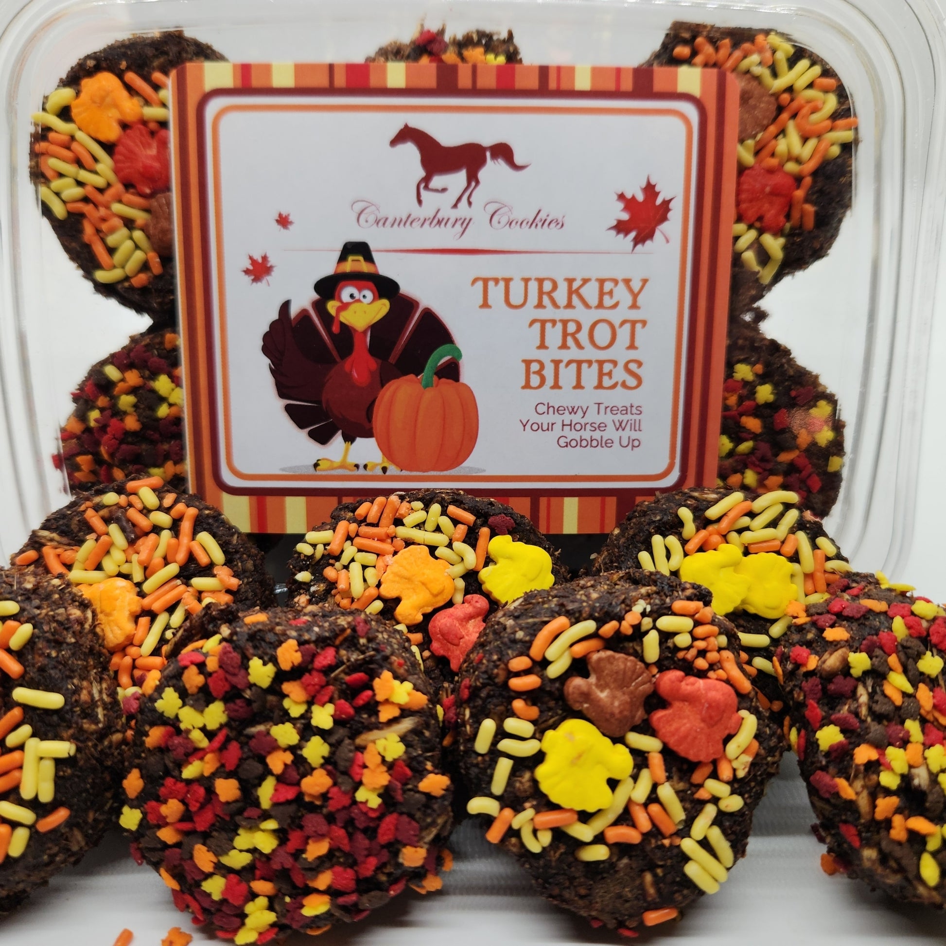 Canterbury Cookies Turkey Trot Bites Horse Treat Plops