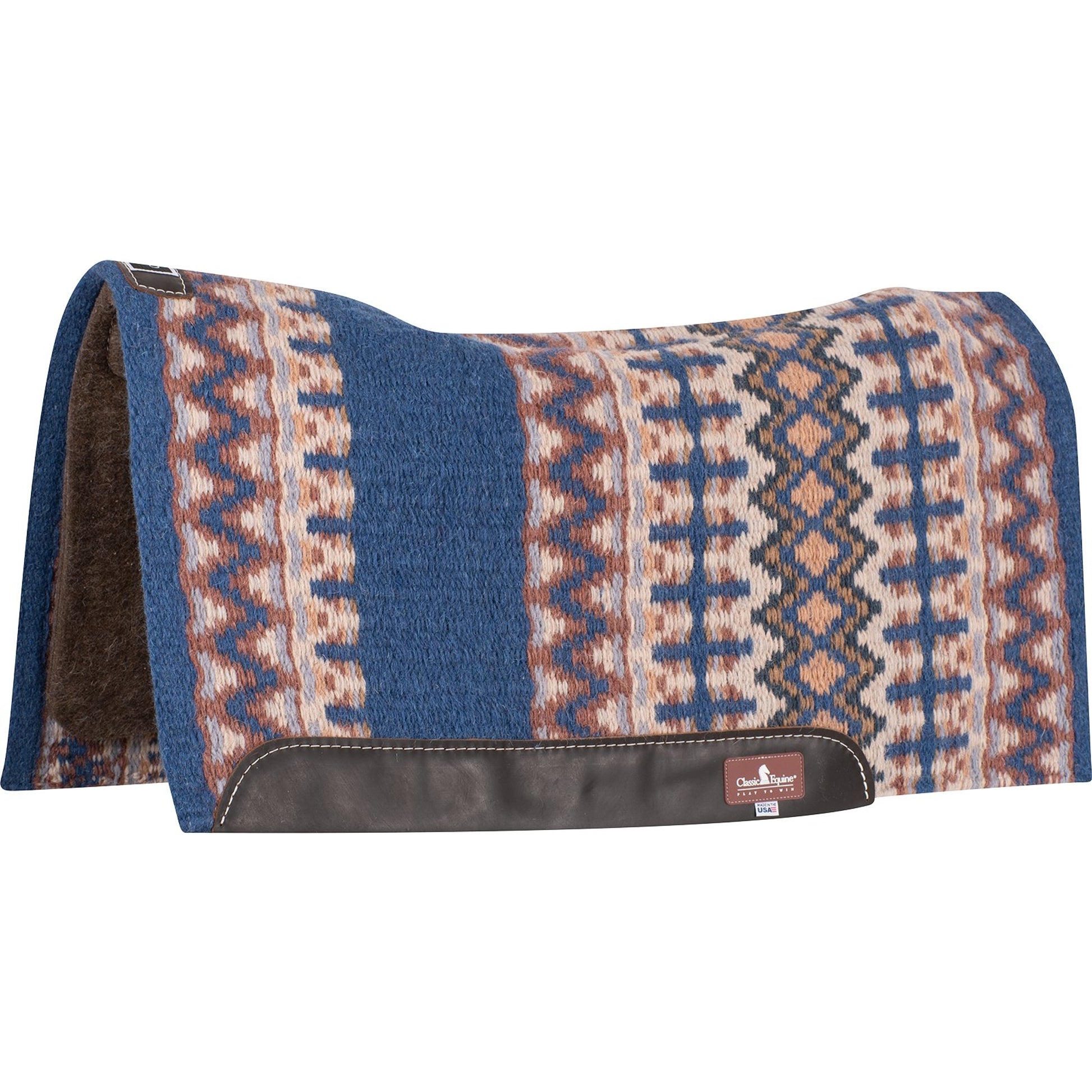 Classic Equine Wool Blanket Top Pad Alpaca Felt Bottom