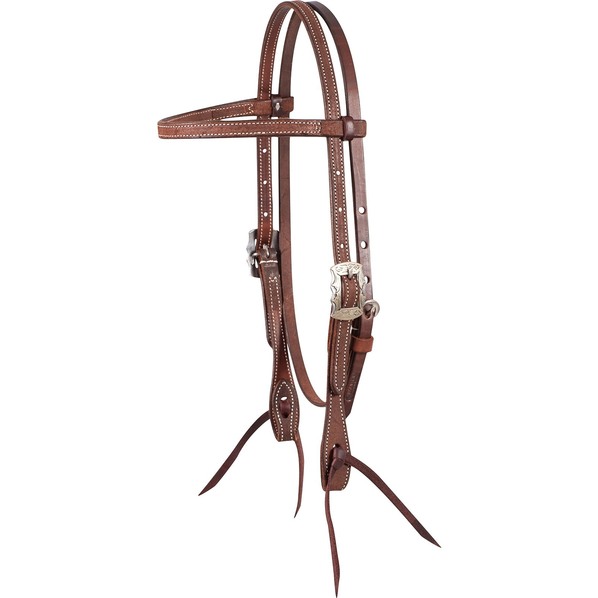 Martin Saddlery Browband Headstall with Prescott Buckle Latigo Ties