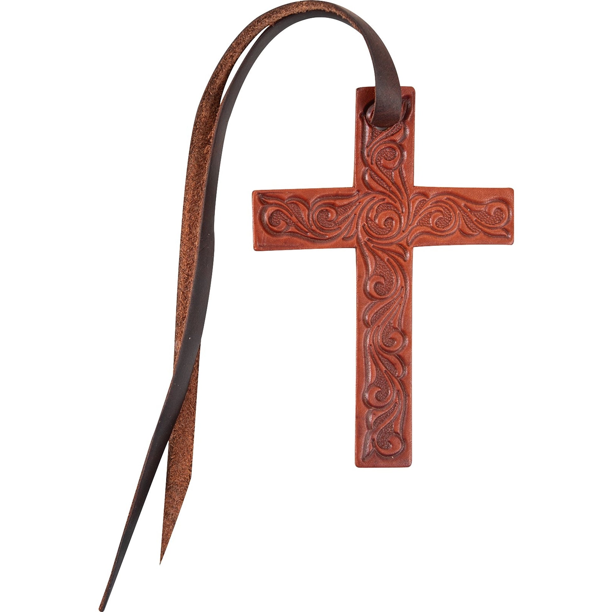 Martin Saddlery Tooled Leather Cross