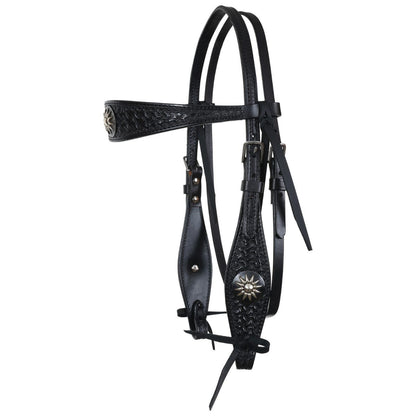 Circle Y Dark Rider Browband Headstall