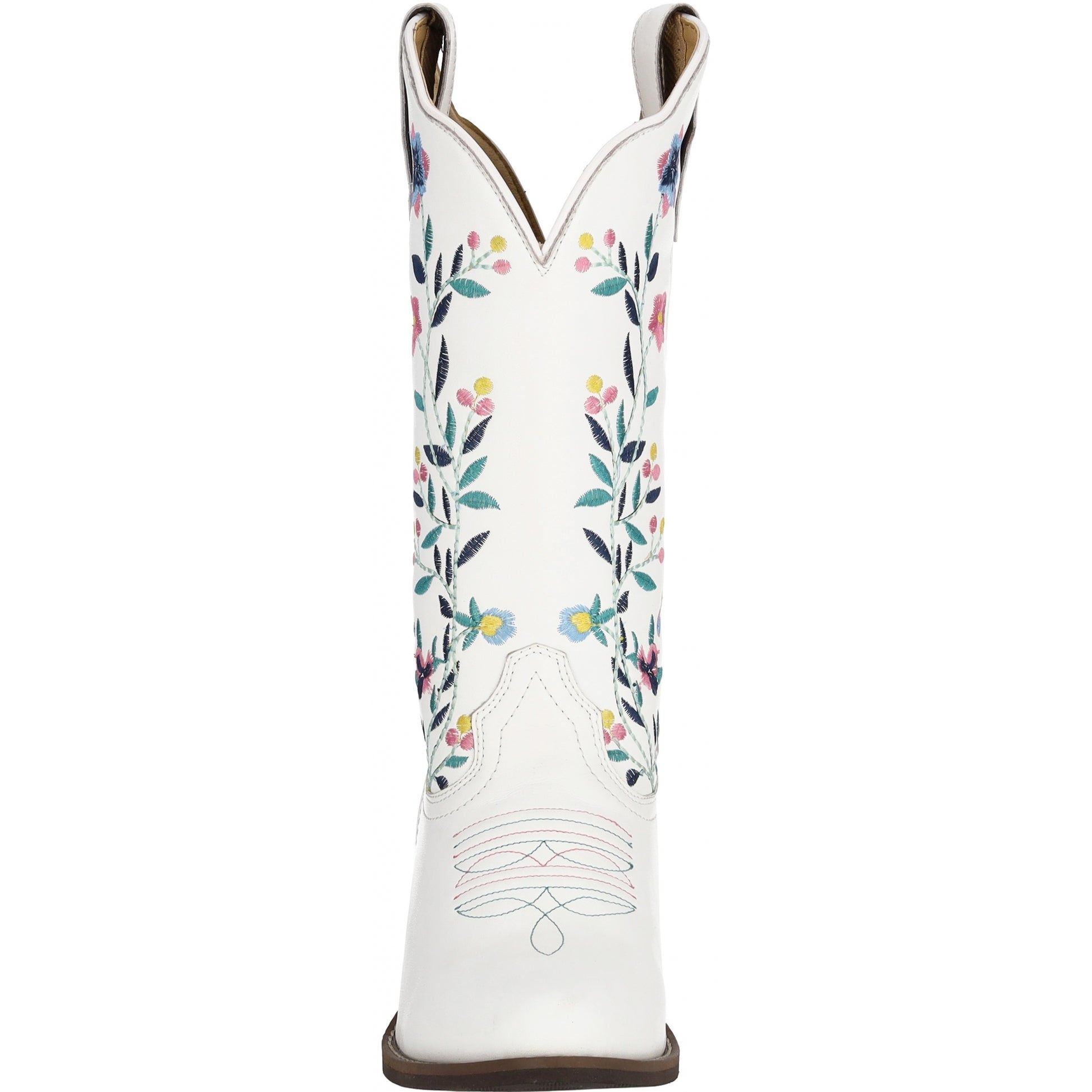 Smoky Mtn Ladies Lacey Embroidered Leather Western Boot