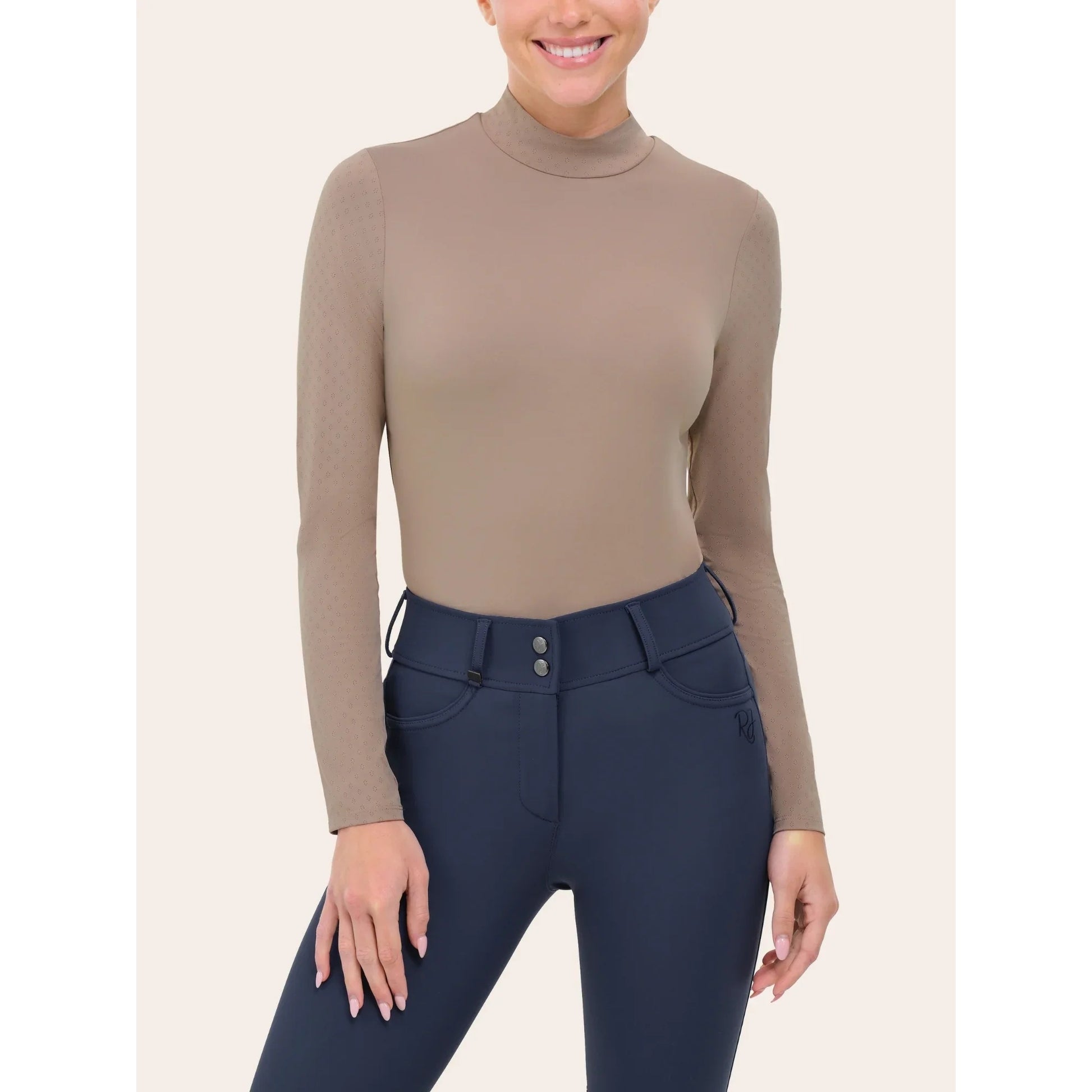 R.J. Classics Jemma Mock Neck Shirt