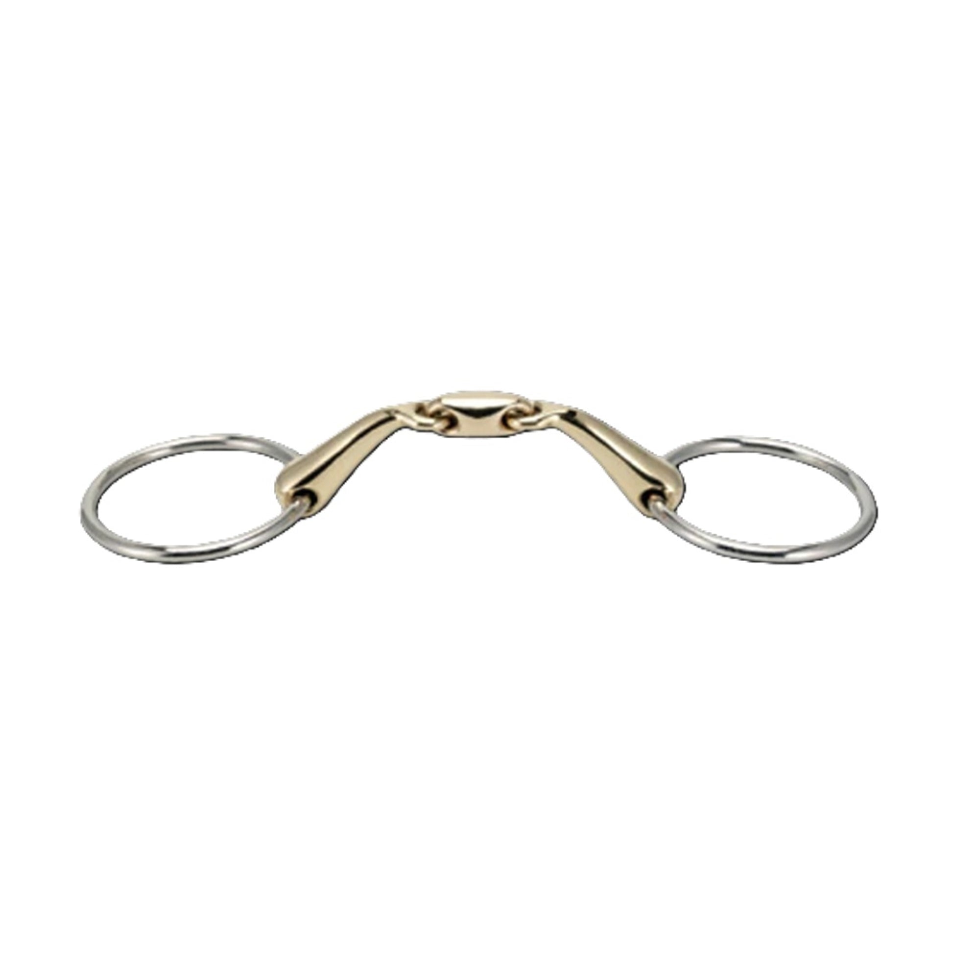 Stubben STEELtec Angled Loose Ring Snaffle Bit