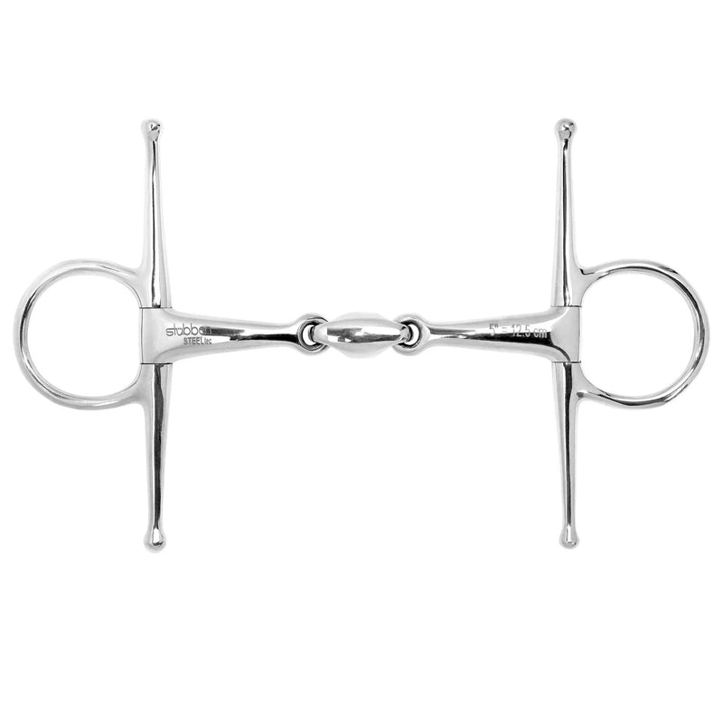 Stubben STEELtec Full Cheek Snaffle Bit