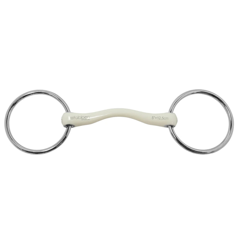 Stubben Fine Line Flex Loose Ring Snaffle Bit