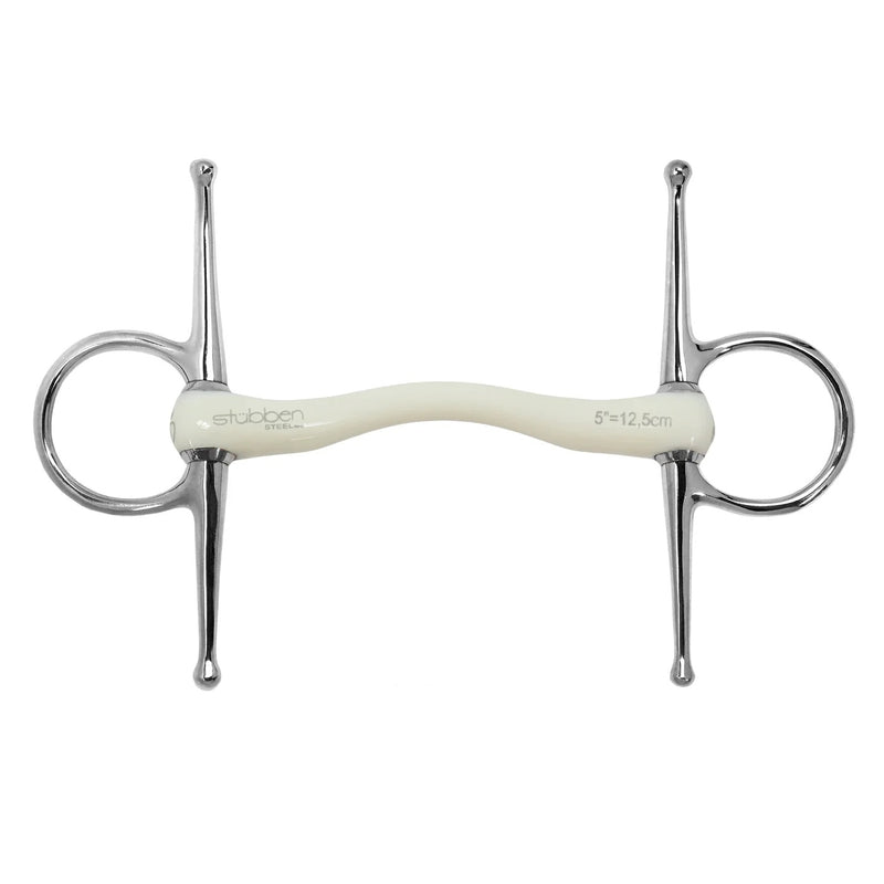 Stubben Fine Line Flex Full-Cheek Snaffle Bit