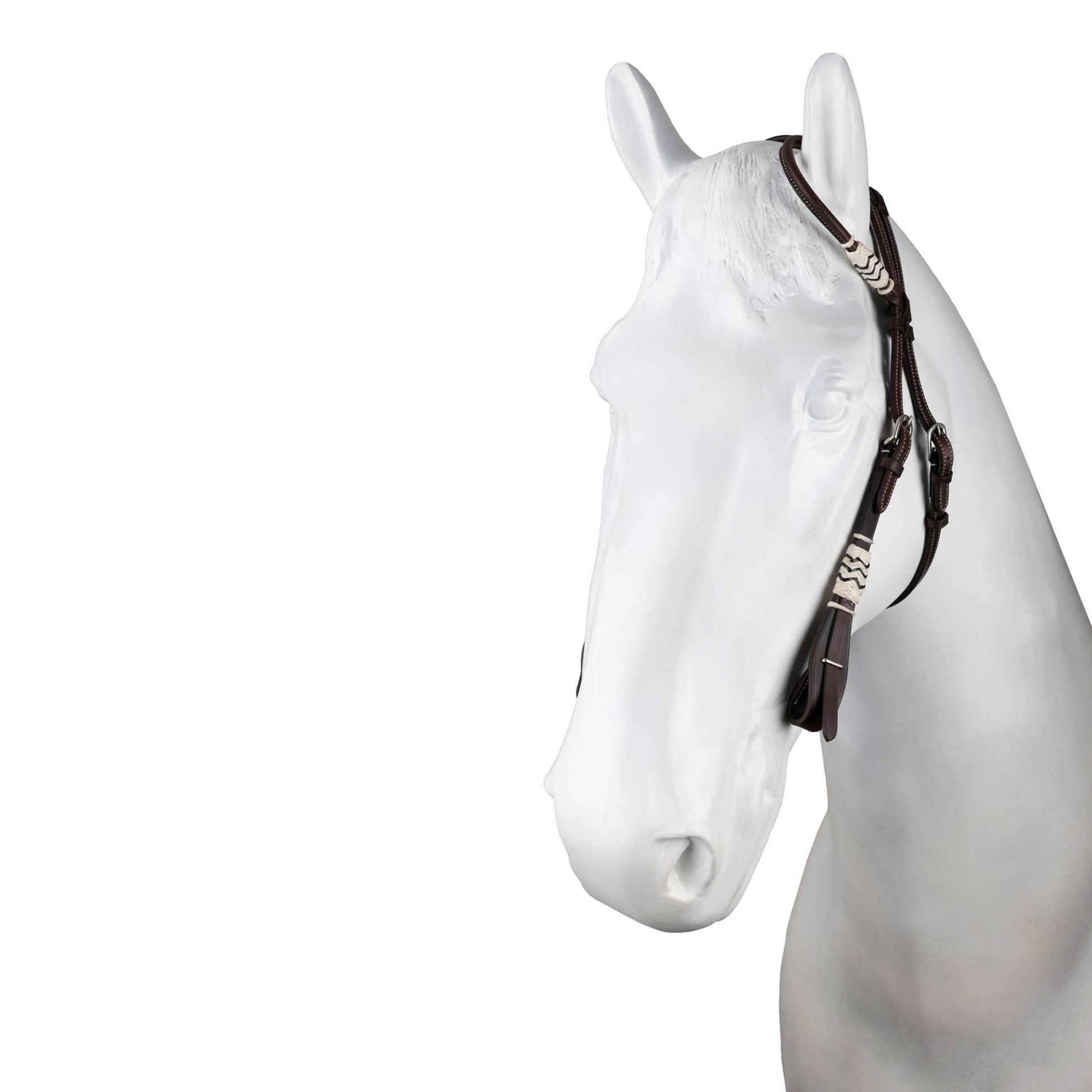 Horze Western Single Ear Rawhide Headstall