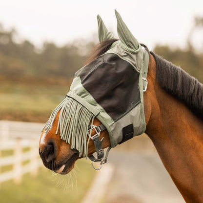 Horze Fly Mask with Detachable Nose Fringe